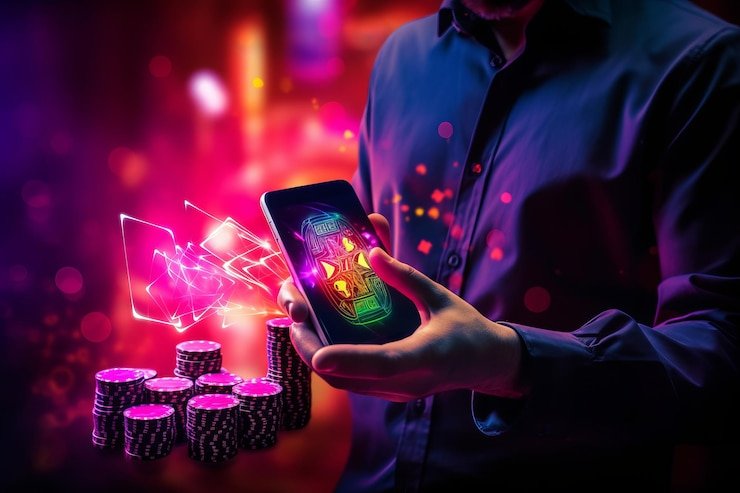 Pengguna menikmati suasana live casino dengan dealer langsung dan interaksi real-time